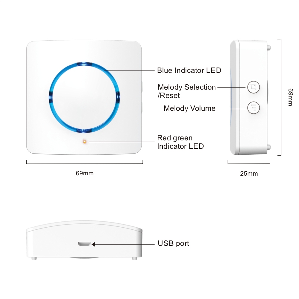 Smart Home Security System 8-Piece Kit Supports Mobile App Alerts Indoor and Outdoor PIR Sensor Wireless Home Door Alarm System · image 2