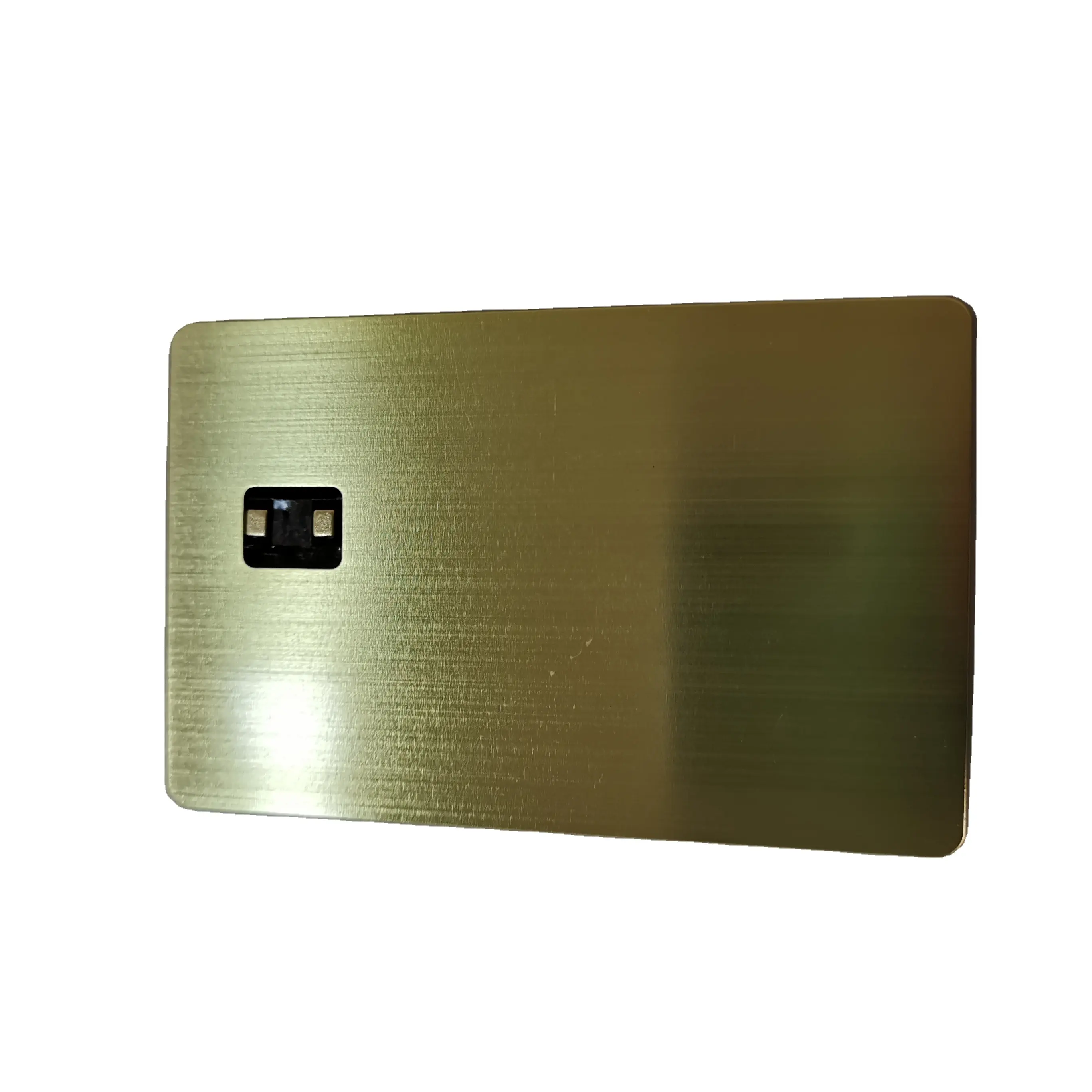 Metall Kreditkarte Metall Debitkarte mit kontaktloser Zahlungs funktion in ATM POS mit Chip Slot und Magnetst reifen verwendet