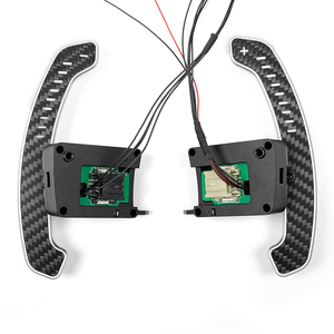 Palancas de Cambio Magnéticas de Fibra de Carbono TDD LED Compatibles con Ford Mustang 2015-2025 GT EcoBoost Shelby - Product Image 1
