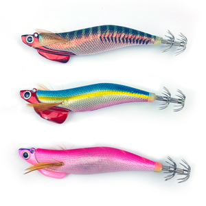 Señuelo de pesca de pulpo más vendido en Corea del Sur 2026 GAMA, señuelo de calamar de madera, cebo artificial duro de camarón, señuelo de calamar EGI con anzuelo - Product Image 3