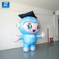 Mascotte de dessin animé gonflable personnalisée mascotte de l'éducation scolaire costume de personnage de dessin animé