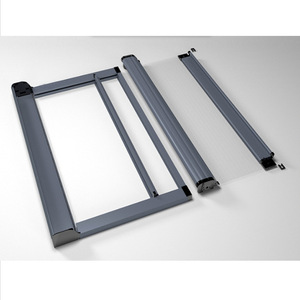 מותקן עצמי מסך אנטי-יתושים מסך חלון סגסוגת אלומיניום בלתי נראה טלסקופי גשר - Product Image 4