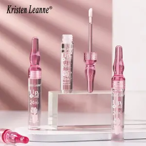 KRISTEN LEANNE all'ingrosso di lunga durata con chiusura ad acqua lucidalabbra idratante con petali di rosa 5ml