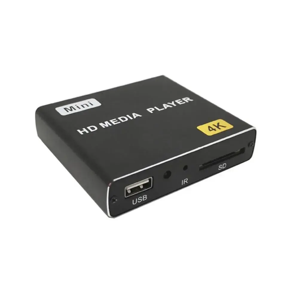 H.264 4K מלא HD 1080P HDD מולטימדיה מדיה עם IR לפרסום נגן טלוויזיה תיבת טלוויזיה HDMI AV פלט USB דיסק SD כרטיס לאוטובוס רכב
