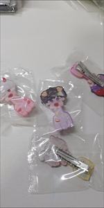 5 unids/set amor y Deepspace pinza de pelo Xavier Zayne Rafayel Sylus <span class=keywords><strong>Caleb</strong></span> Duckbill Clip horquillas herramienta de peinado regalo de cumpleaños - Product Image 5