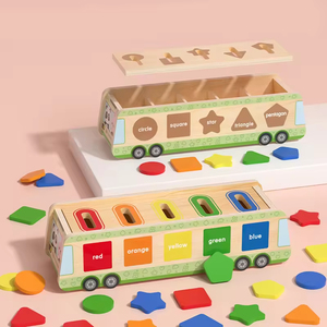 Caja de monedas Montessori Unisex, forma de juguete, bola educativa a juego, caja de gota 2 en 1, material didáctico para niños - Product Image 2
