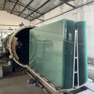Wholesale Laminated Glass Building Curtain Wall 6.38mm 10.38mm 16.38mm Transparent Laminated Glass Laminated Triple Glass
