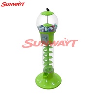 Distributeur automatique de balles rebondissantes et de capsules en métal, à monnayeur, personnalisable, 110/220V, version anglaise, pour le divertissement - Vente chaude