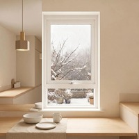 Ventana de Aluminio Innovadora y Fácil de Limpiar con Mosquitera Extraíble para Ventana de Cocina