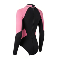 Produsen Pakaian Selancar Neoprene Bikini Wetsuit Wanita dengan Logo Kustom DIVESTAR OEM, Resleting Belakang