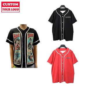 <span class=keywords><strong>Chemise</strong></span> de sublimation respirante de haute qualité pour hommes, brodée de maillots de <span class=keywords><strong>baseball</strong></span> majestueux personnalisés - Product Image 1