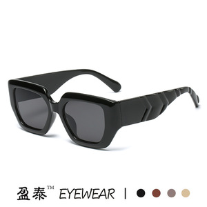 Yingtai Eyewear Small <b>Square</b> <b>Frame</b> Sunglasses UV400 PC Unisex Fashion Sunshades - Product Image 5