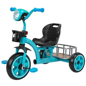 공장 직접 좋은 가격 아이 세발 자전거 프리미엄 조용한 바퀴, 가벼운 음악, 확대 좌석 금속 저장 바구니 아이 trike