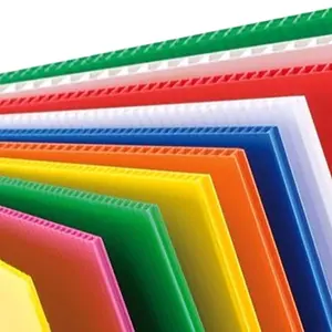 Colour UK Sizes Customized Cutting A4 Plastic Paper Sheets Perforated With Holes Moving PP Polypropylene Corrugated Hollow Board