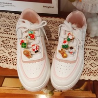 Accessoires de boucles de lacets de chaussures à perles DIY très populaires, breloques amovibles pour lacets, idéales pour la décoration de Noël