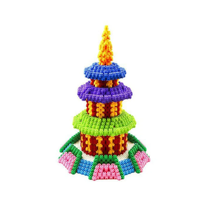 Bloques de construcción para niños, juguetes de plástico, rompecabezas de 3 a 13 años, bloques de construcción hexagonales para niñas y niños - Product Image 4