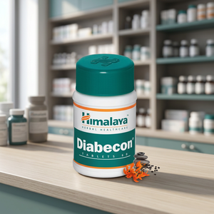 Comprimés Himalaya Diabecon – Extrait Herbal Naturel – Supplément à Base d'Extraits Solvés – Qualité Supérieure – Emballage Plastique – Bien-être - Product Image 1