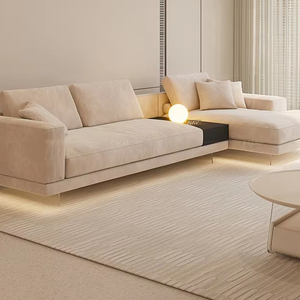 Set di Divani in Tessuto Moderno Nordico, Design di Lusso Personalizzabile, Divano Angolare Fluttuante per Grandi Soggiorni - Product Image 3