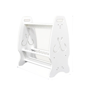 Support de rangement portable pour cannes à pêche, 16 trous, blanc, sur pied, pour utilisation en lac - Product Image 5