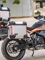 Pour KTM1290ADV S/R Boîte à bagages arrière en alliage d'aluminium à trois compartiments