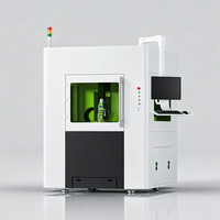 Mini machine de découpe laser à fibre entièrement fermée 300*300mm 1200W 1500W pour couper le métal, les bijoux, le laiton, l'acier inoxydable, l'argent, l'or
