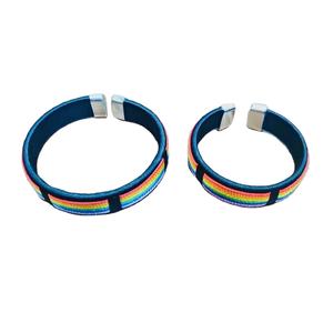LGBTQ gelang kebanggaan gelang pelangi gelang terbuka manset untuk anak perempuan laki-laki Wanita Pria Lesbian <span class=keywords><strong>Gay</strong></span> panseksual Gelang persahabatan - Product Image 1