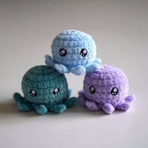 Gran oferta hecha a mano muñeco <span class=keywords><strong>de</strong></span> peluche adorno <span class=keywords><strong>pulpo</strong></span> ganchillo llavero <span class=keywords><strong>para</strong></span> niños regalo mochila accesorio decoración artículo - Product Image 6