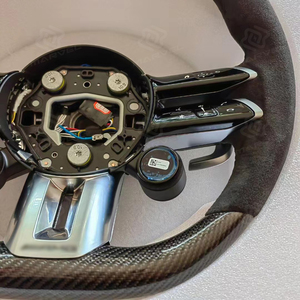 <span class=keywords><strong>Volante</strong></span> de fibra de carbono con perillas aptas para <span class=keywords><strong>Mercedes</strong></span> Benz AMG Clase G C43 C238 <span class=keywords><strong>A45</strong></span> G500 G63 E63 <span class=keywords><strong>volante</strong></span> de coche personalizado - Product Image 6