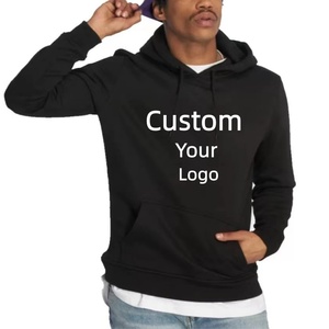 Sudaderas con Capucha Personalizadas al por Mayor para Hombre, 100% Algodón, de Alta Calidad, Talla Estadounidense, con Etiqueta y Logotipo Personalizados - Product Image 1