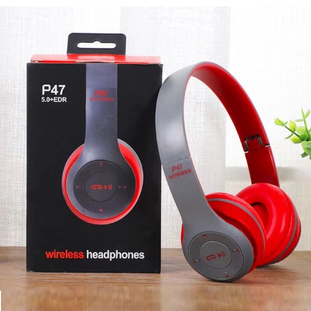 Popular P47 Wireless Headphones With Microphone Control Stereo Surround BT Headphone