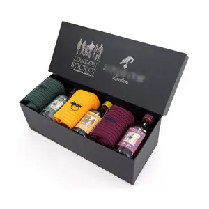 Calzini sportivi da uomo scatola da imballaggio personalizzata calzini in cotone per bambini confezione regalo personalizzata confezione regalo elegante