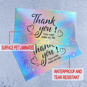 Tarjetas <span class=keywords><strong>de</strong></span> Agradecimiento Impresas con Láser Personalizadas, Resistentes al Agua, para Pequeñas Empresas, Papel Elegante, Impresión Offset, Empaquetadas - Product Image 5