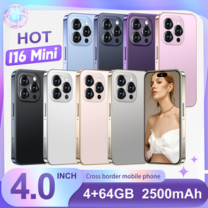 Téléphone portable I16 Pro Mini 2025, 4 pouces, double SIM, 4G+64 Go, anglais, français, prix bas, petite taille, USA 4G pour les francophones, espagnol - Product Image 6