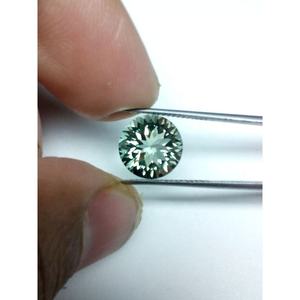 พลอยอะเมทิสต์สีเขียวสังเคราะห์ทรงกลมเว้าขนาด 10*10 มม. ผ่านกระบวนการอบความร้อน มีการเปลี่ยนสี - Product Image 5