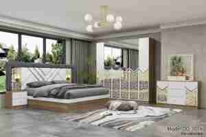 2025 Hot Selling Modern Design Wohn möbel MDF Öl sprüh brett Schlafzimmer-Sets mit Nachttisch lampe - Product Image 3