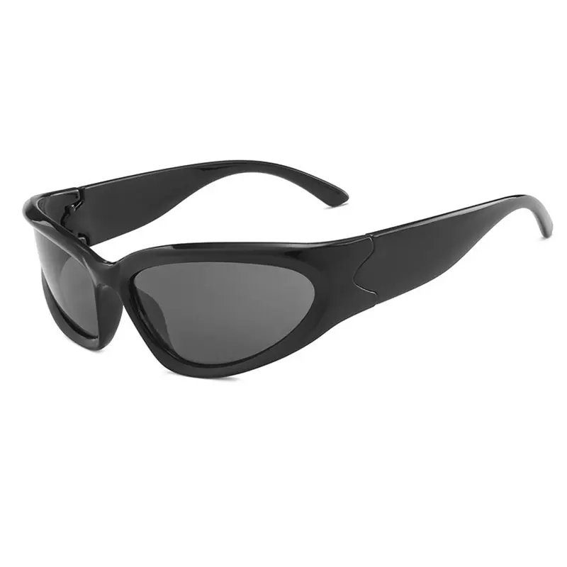 Nouveau futurisme tendance UV400 lunettes Sports de plein air vélo lunettes de soleil Y2K entourant lunettes de soleil