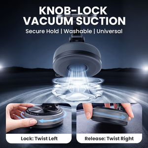 A20 Vacuum Magnetic Phone <b>Holder</b> Car Dashboard Desktop 360 Degree Rotation N52 Strong Suction Stand For <b>iPhone</b> 17 16 15 Pro Max - Product Image 4