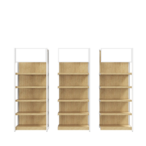 Présentoir à usage léger personnalisé étagère combinée en bois et métal pour <span class=keywords><strong>pharmacie</strong></span> magasin de cadeaux ou supermarché présentoir - Product Image 3