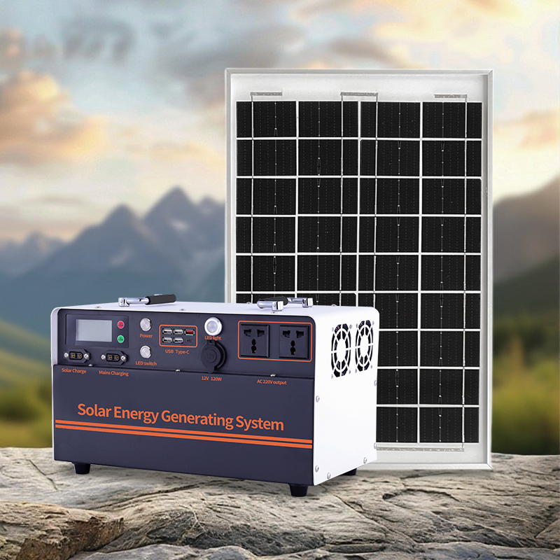 3000 watt lithium iron phosphate battery solar photovoltaic energy storage system hybrid design with built-in MPPT controller · image 2
