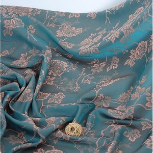 Source Giá Bán Buôn Đồ Ngủ Mặc Nhà Lộng Lẫy Buổi Sáng Dọc Vải Áo Sơ Mi Vải Dệt Hoa Cation Kéo Căng Cảm Giác Tay Bằng Lụa - Product Image 2