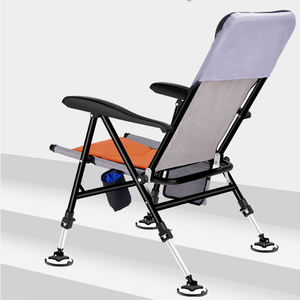 كرسي قابل للطي محمول للاستخدام الخارجي، كرسي صيد قابل للطي، كرسي استرخاء للتخييم والشاطئ - Product Image 2