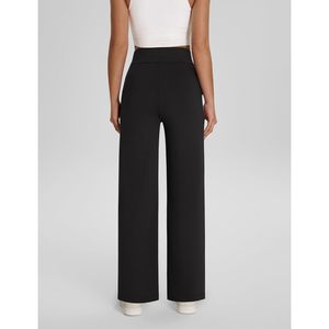 FOXA Pantalon de survêtement large pour femme, taille haute avec poches, décontracté, respirant, en coton tricoté et élasthanne - Product Image 4