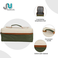 Kit de préparation de café en plein air, sac isotherme en Oxford, tapis, support portable pour cafetière Moka, pour le camping, le glamping, les pique-niques