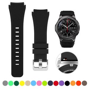 Nouvelle conception tendance, bracelet intelligent Trendybay pour S3, bracelet de montre sport en silicone souple 44 mm avec boucle à ardillon - Product Image 1