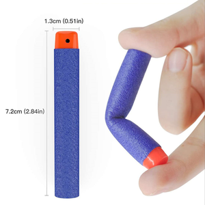 Paquete <span class=keywords><strong>de</strong></span> 10 Dardos <span class=keywords><strong>de</strong></span> Recarga Coloridos <span class=keywords><strong>de</strong></span> 7.2*1.3cm, Balas <span class=keywords><strong>de</strong></span> Espuma EVA Suave, Certificación CPC, Compatibles con <span class=keywords><strong>Pistolas</strong></span> <span class=keywords><strong>de</strong></span> Juguete para Niños, Recuerdos <span class=keywords><strong>de</strong></span> Fiesta - Product Image 1
