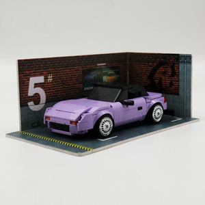 Juego de Bloques de Construcción Creativos de Plástico ABS a Escala 1:12, 50 Piezas, Modelo de Tren, Camión, Motocicleta, Coche, Helicóptero, Barco, MOC - Product Image 4