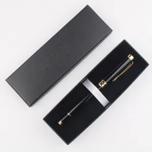 Business Signature Metallic Gel Pen Set With Metal Cover Gift Box Pack Ink