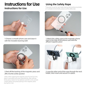 Support de téléphone portable magnétique rotatif à 360 degrés pour chevet, vente en gros d'usine - Product Image 6