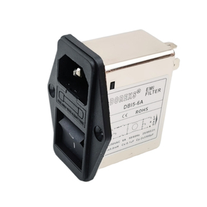 Dorexs DBI5 IEC <strong>Socket</strong> Plug EMI Power Filter 1A 3A 6A 10A AC <strong>Socket</strong> Noise Suppression UL CE RoHS - Product Image 2
