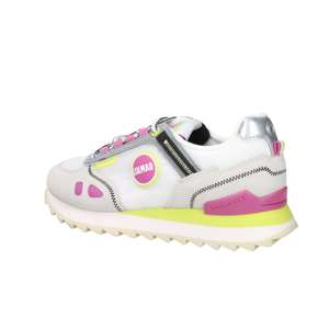 Colmar Women's Travis Sport Cris <b>Sneakers</b> White Fuchsia 36 Size 3 Cm Heel <b>Canvas</b> Trendy Shoes - Product Image 5